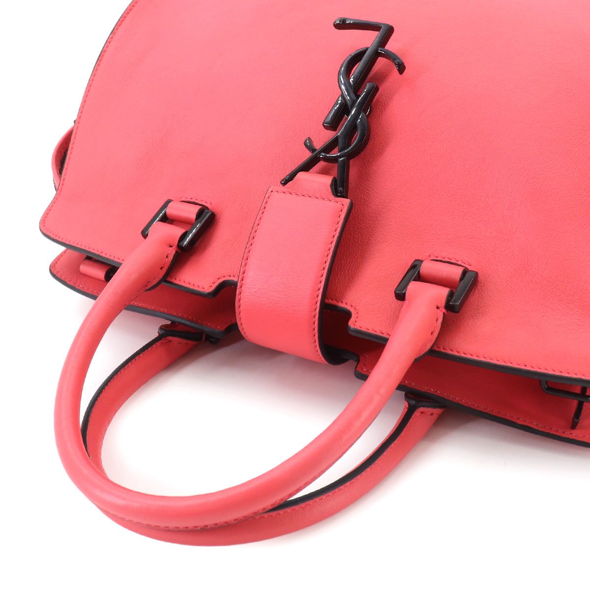 【美品】SAINT LAURENT ベイビーカバス　ハンドバッグ 美品 サンローラン SAINT LAURENT ベイビー カバス 2way ハンド