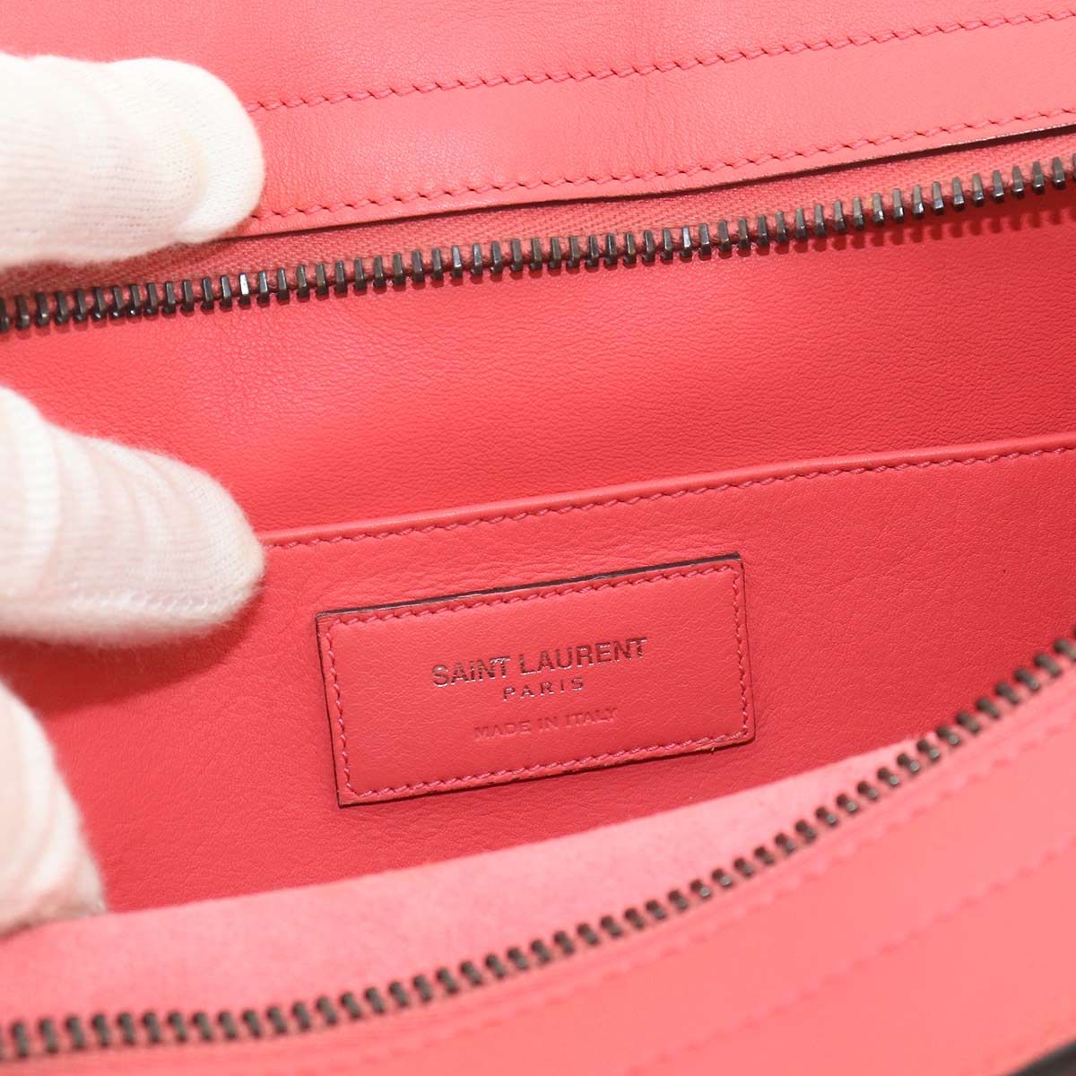 美品 サンローラン SAINT LAURENT ベイビー カバス 2way ハンド 
