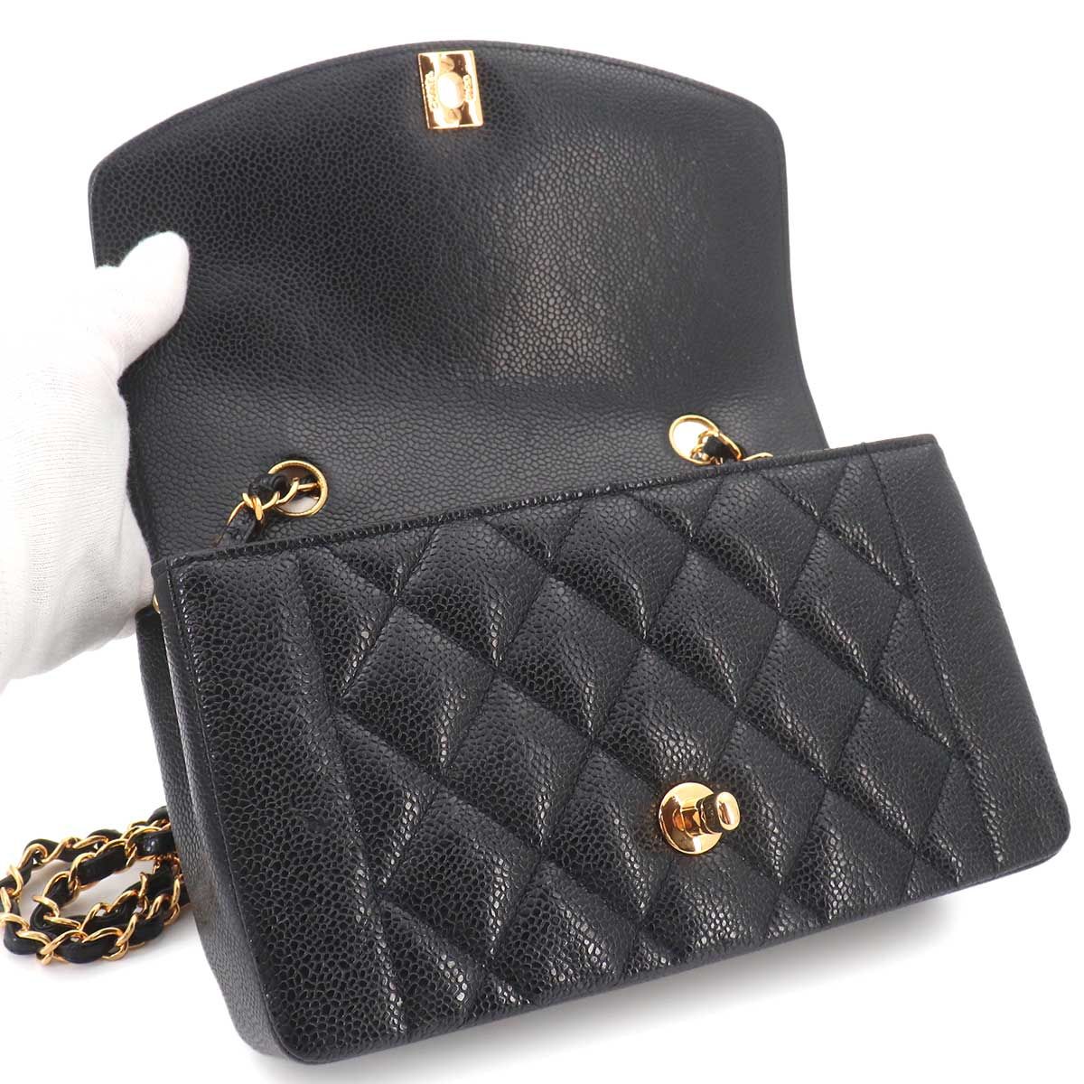 新品同様 シャネル CHANEL ダイアナ マトラッセ 22 チェーン 