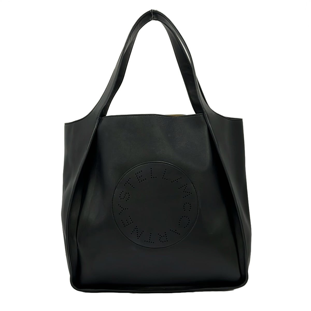 ステラマッカートニー トートバッグ STELLA MCCARTNEY ハンドバッグ レザー ショルダーバッグ 黒 ブラック W8542/1000 STELLA McCARTNEY トートバッグ バッグSTELLA 保存袋あり ハンドバッグ