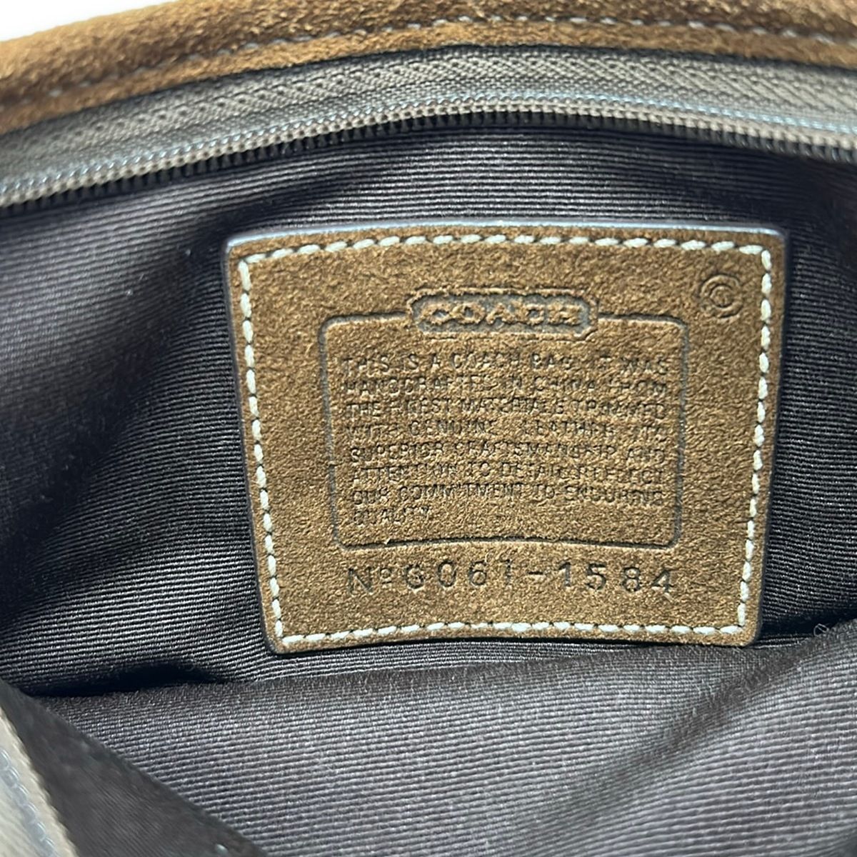 COACH(コーチ) ショルダーバッグ ミニシグネチャー柄 1584 カーキ 