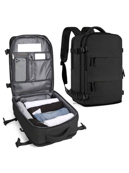 バッグ メンズ バックパック 大型トラベルバックパック メンズ レディース ビジネスラップトップバックパック キャビンバッグ 42x20x32 機内持ち込み可 防水バックパック マルチファンクション 独立靴収納 ド