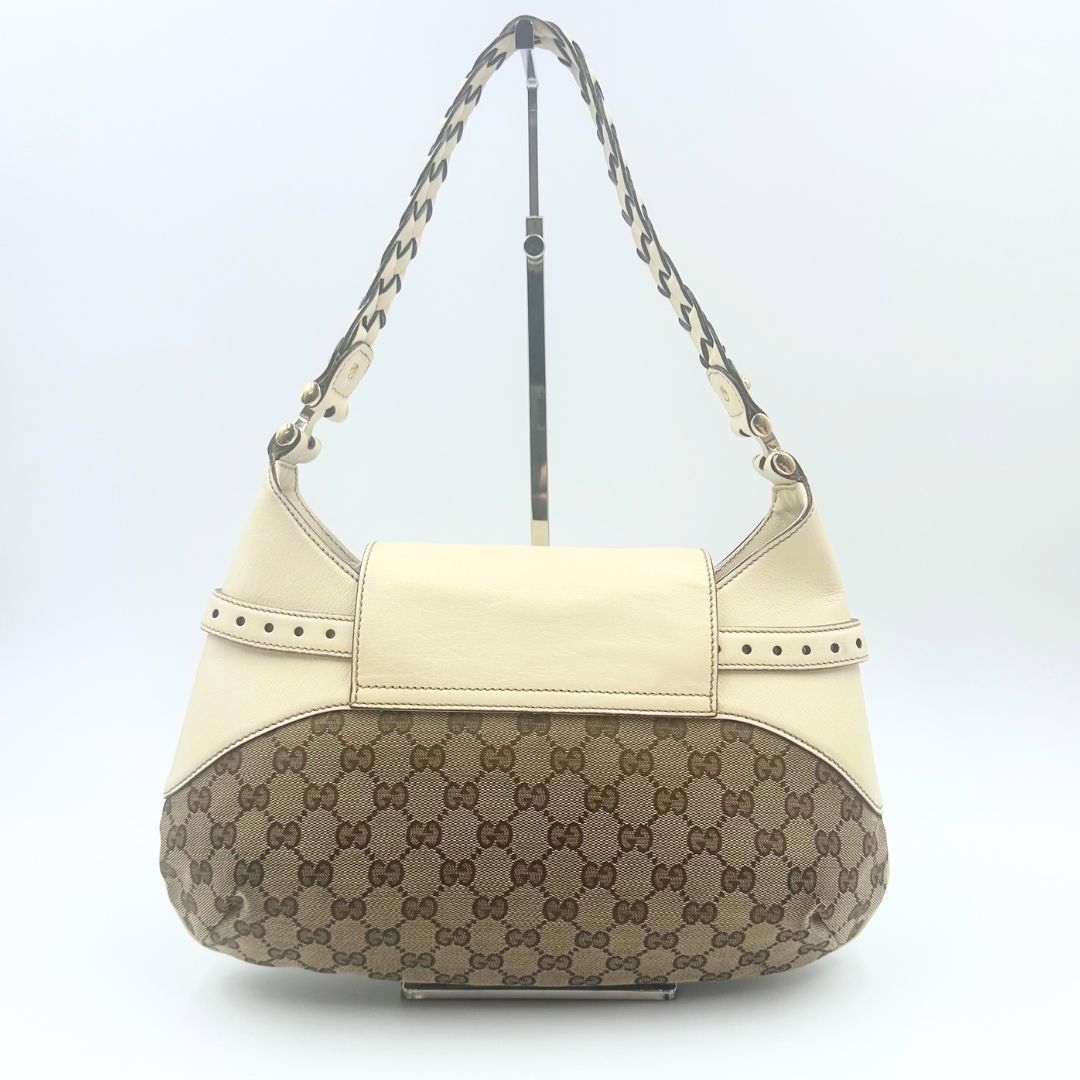 美品】Gucci ホースビット GGキャンバス ワンショルダーバッグ - メルカリ