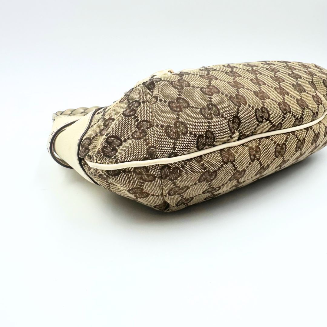 美品】Gucci ホースビット GGキャンバス ワンショルダーバッグ - メルカリ