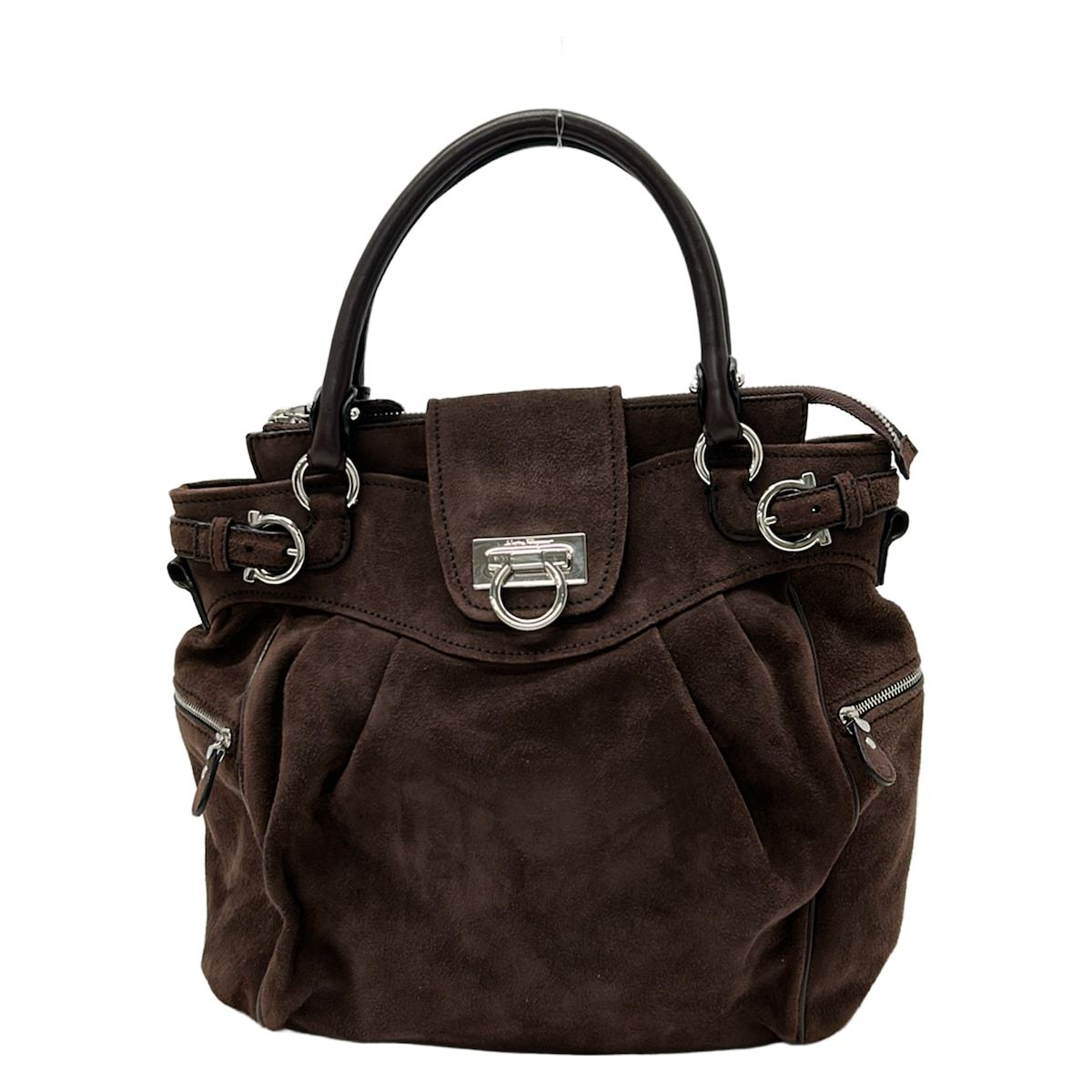 FERRAGAMO/SalvatoreFerragamo(サルバトーレフェラガモ) ハンドバッグ ガンチーニ ダークブラウン
