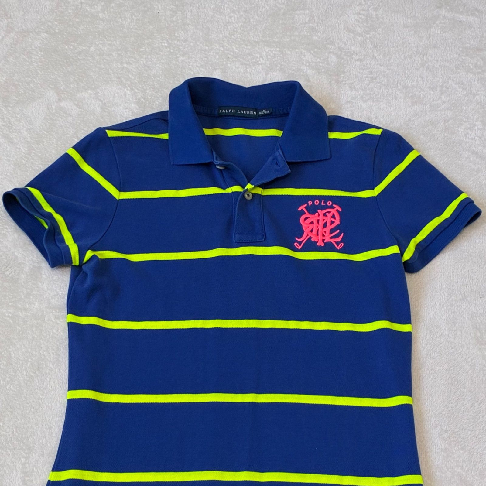 Ralph Lauren ラルフローレン ボーダー マキシ ポロシャツ ワンピース