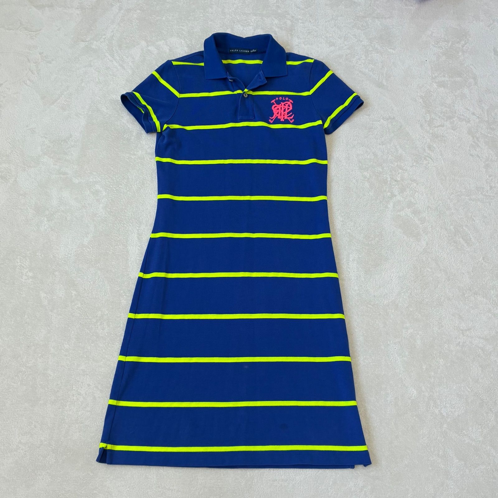 Ralph Lauren ラルフローレン ボーダー マキシ ポロシャツ ワンピース
