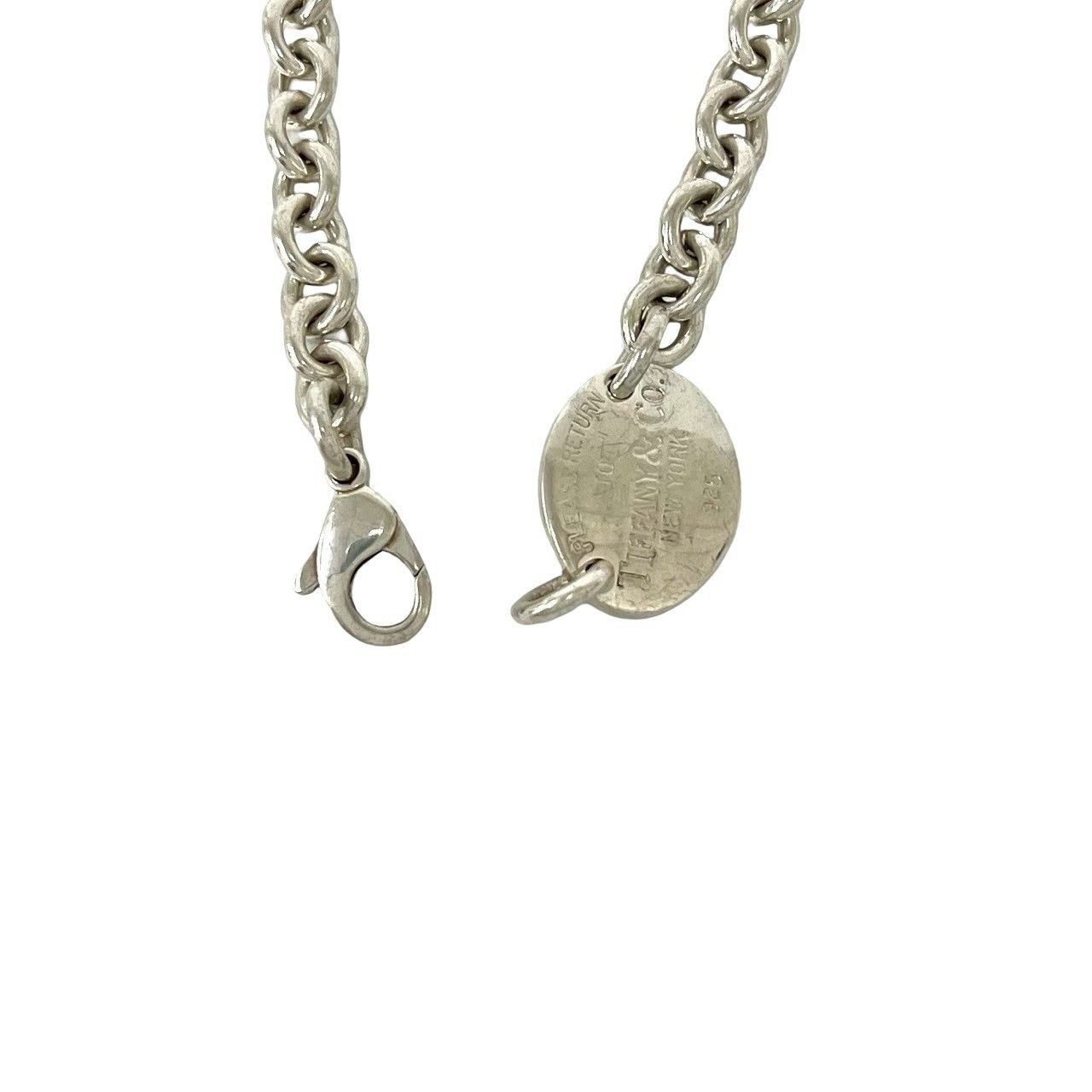 極 美品 TIFFANY&Co. ティファニー リターントゥ オーバルタグ