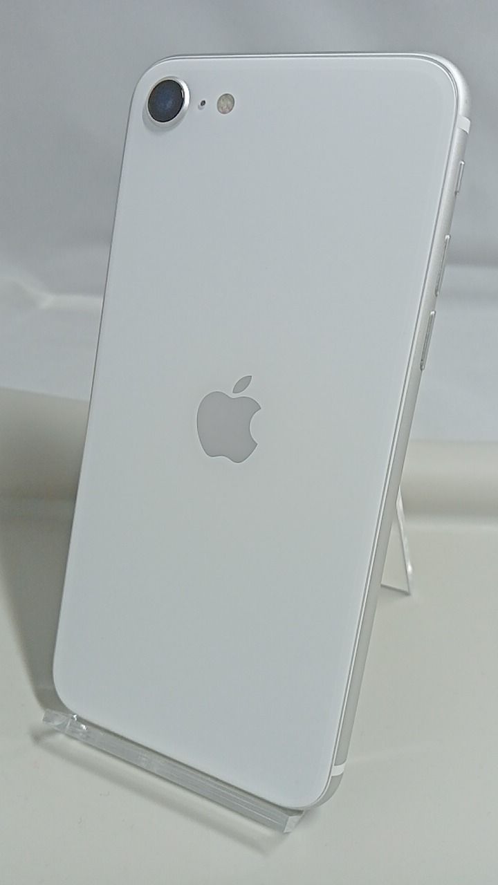 整備済！液晶・電池新品！　iPhoneSE　A2296　第二世代　64GB　ホワイト　本体　SIMフリー　260407426