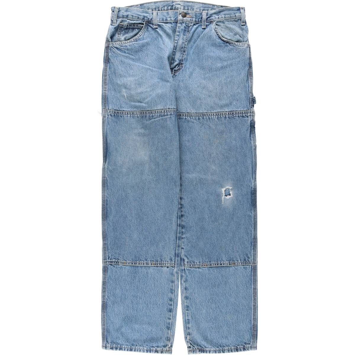 古着 ディッキーズ Dickies Relaxed Fit ダブルニー デニムペインターパンツ メンズw34相当/eaa649412