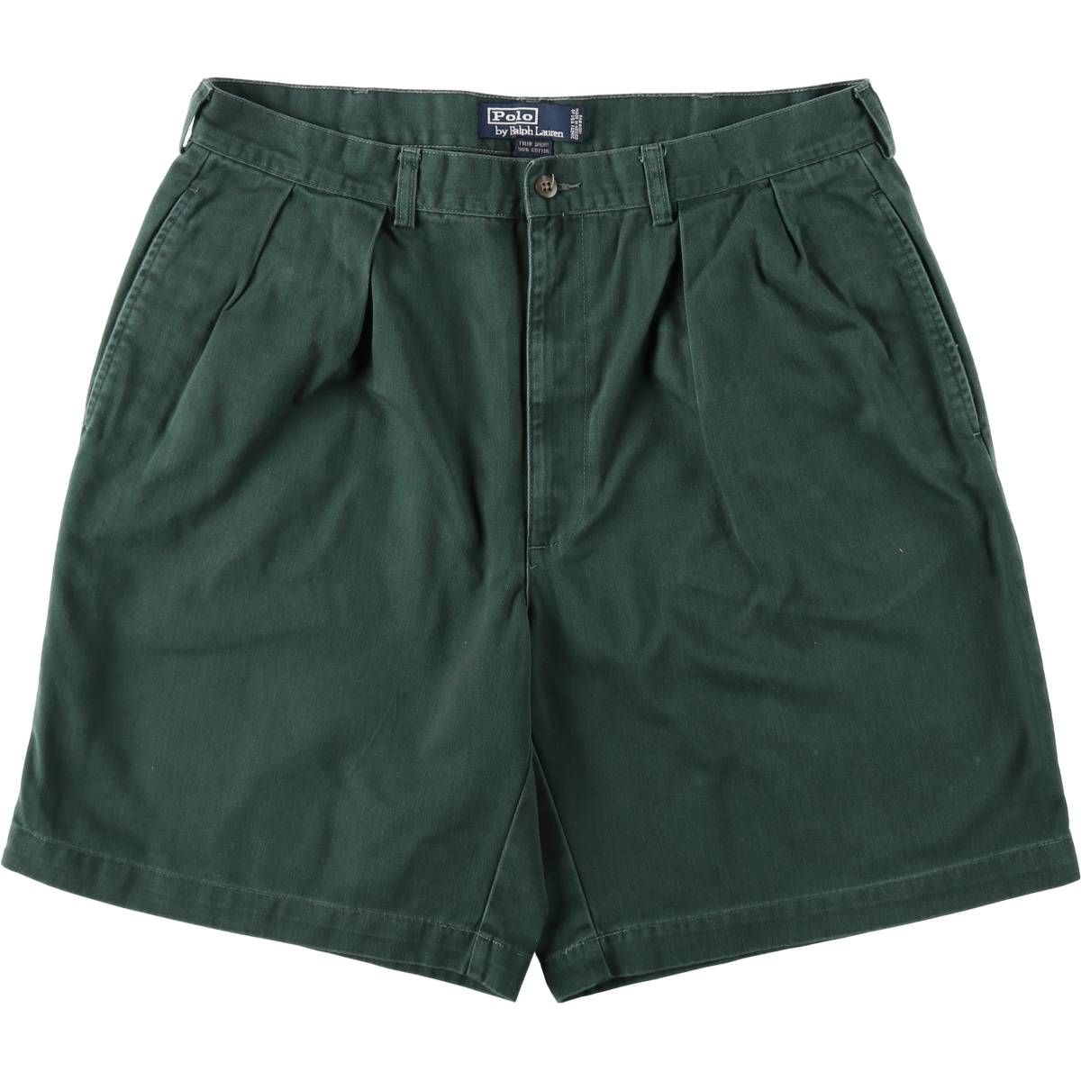 古着 ラルフローレン Ralph Lauren POLO by Ralph Lauren TYLER SHORT ツータック チノショーツ ショートパンツ メンズw35相当/eaa648165