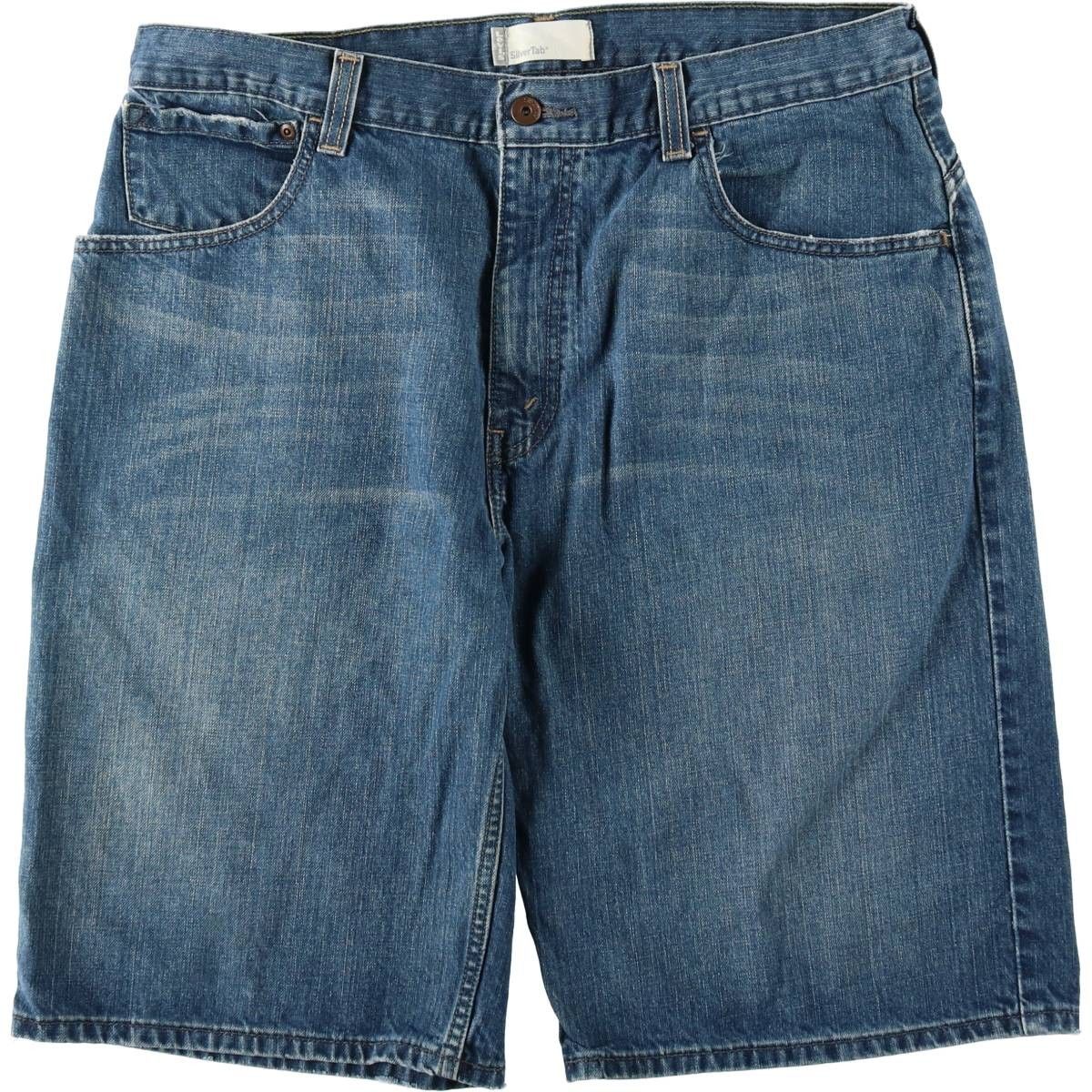 古着 リーバイス Levi's SILVER TAB シルバータブ TRUE SHORT トゥルーショート デニムショーツ ハーフパンツ ジョーツ/eaa648133