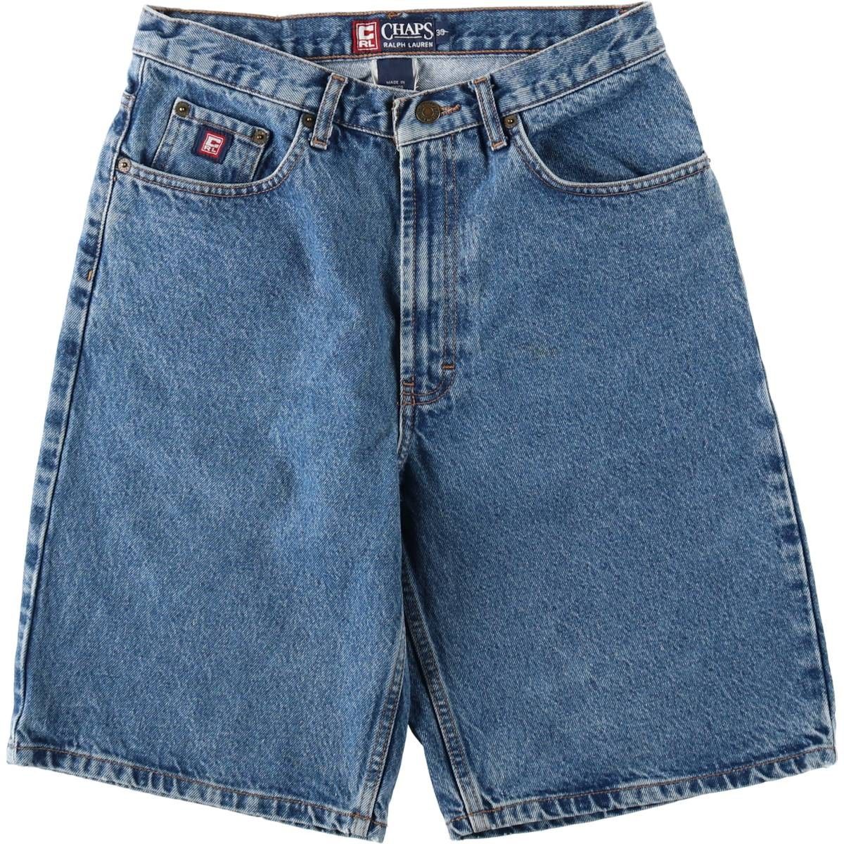 古着 ラルフローレン Ralph Lauren CHAPS チャップス デニムショーツ ハーフパンツ ジョーツ メンズw30相当/eaa648135