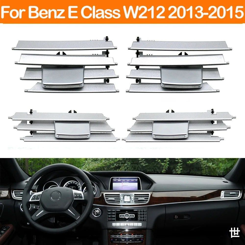 メルセデスベンツ Eクラス セダン W212 E180 E200 E260 E300 E320 E400 2014 2015 用ダッシュコンソール A/C エアベントアウトレットグリル