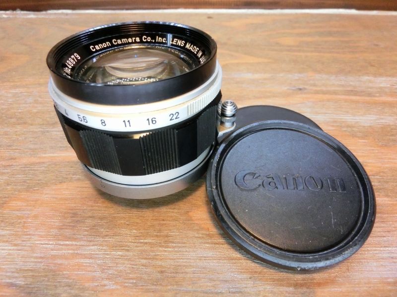 7991 CANON LENS 50mm F1.4 ライカLマウント L39マウント キヤノン キャノン オールドレンズ