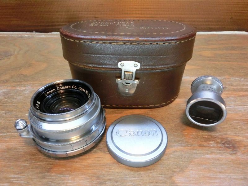 7992 Canon LENS 35mm 2.8 I型 ビューファインダー ライカ L39マウント Lマウント オールドレンズ