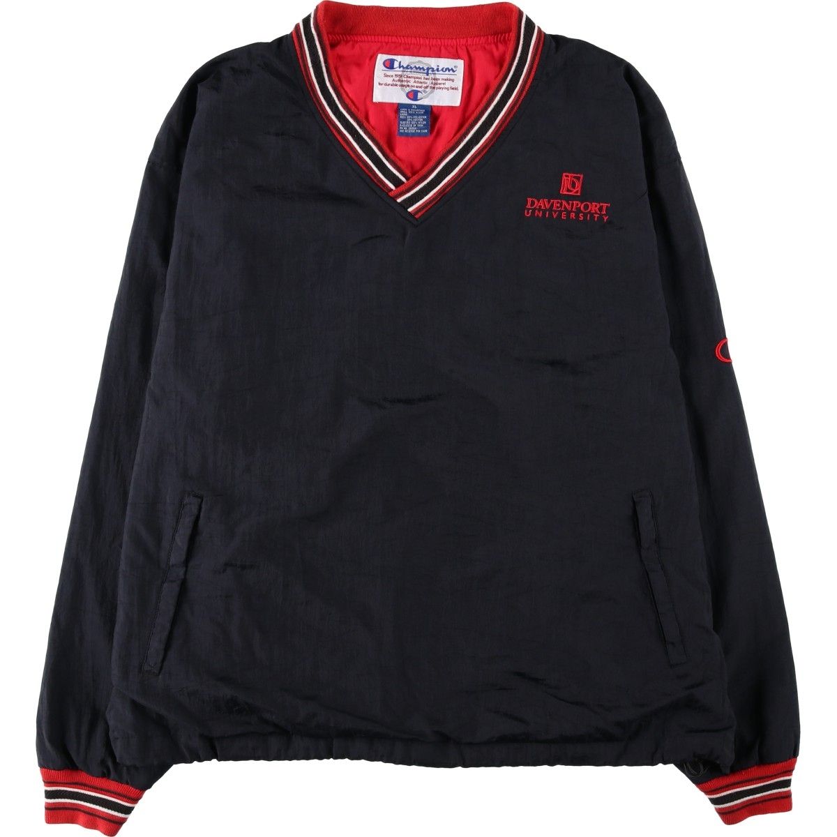 古着 90年代 チャンピオン Champion ナイロン カレッジ ナイロンプルオーバー メンズXL相当/eaa620472