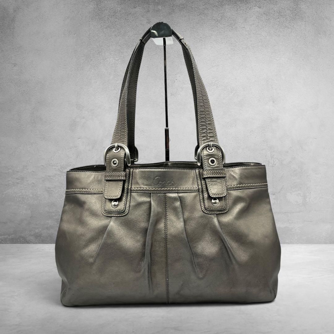 COACH コーチ SOHO ソーホー Pleated プリーテッド トートバッグ 