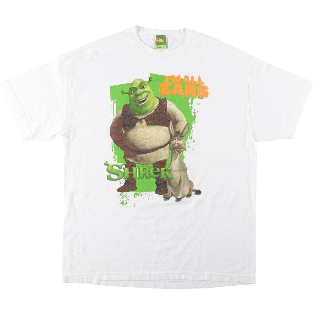 古着 Shrek 2 シュレック 2 キャラクタープリントTシャツ メンズXL相当/eaa650338