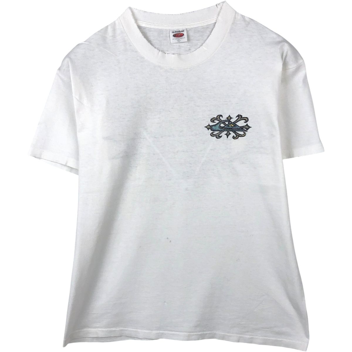 古着 90年代 クイックシルバー QUIKSILVER バックロゴ サーフ スケートTシャツ USA製 メンズL相当 ヴィンテージ/eaa648747