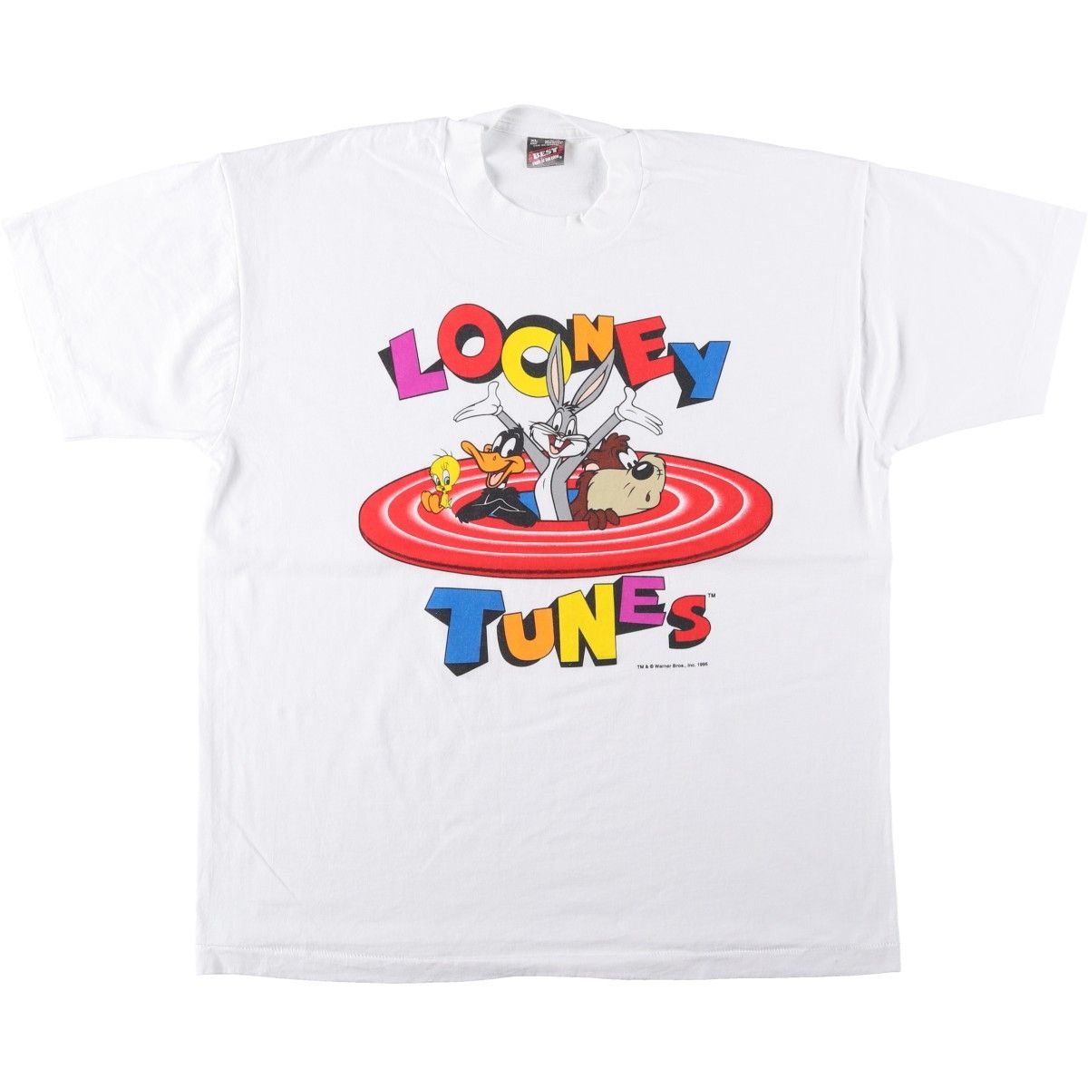 古着 90年代 フルーツオブザルーム FRUIT OF THE LOOM BEST LOONEY TUNES ルーニーテューンズ キャラクタープリントTシャツ/eaa650349
