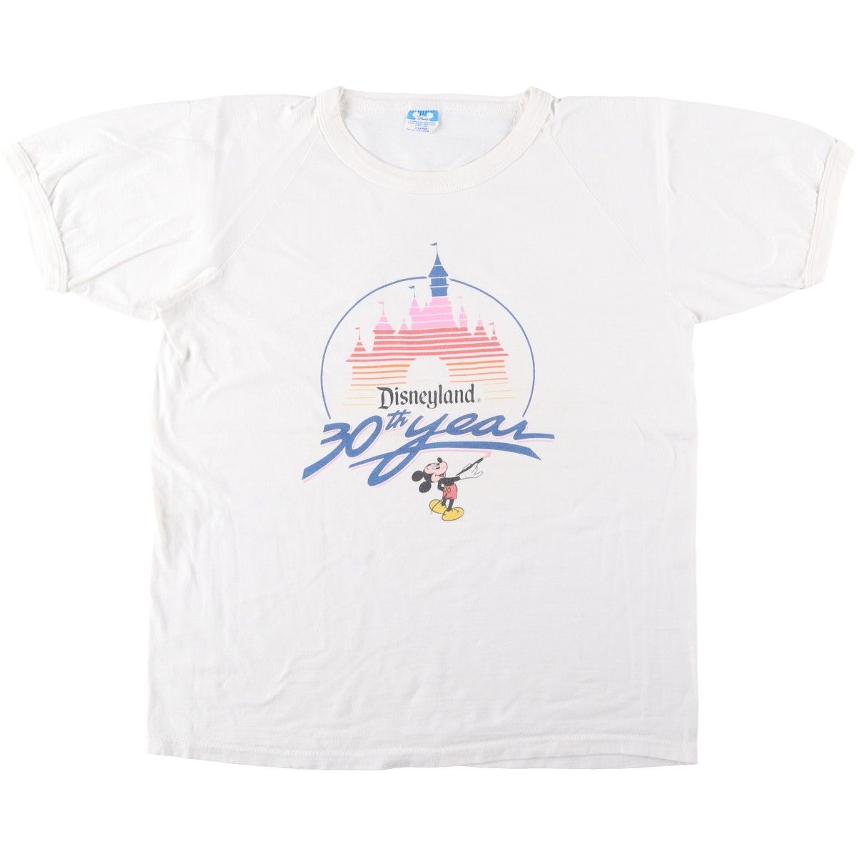 古着 80年代 Disney MICKEY MOUSE ミッキーマウス キャラクタープリントTシャツ USA製 メンズXL相当 ヴィンテージ/eaa650354