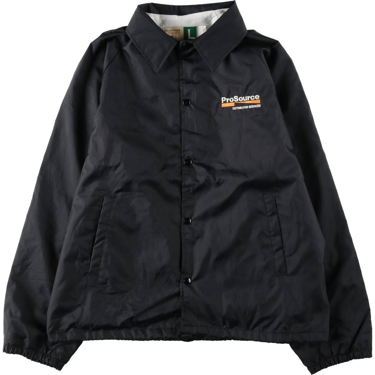 古着 90年代 Wear Guard アドバタイジング コーチジャケット USA製 メンズL相当 ヴィンテージ/eaa620481