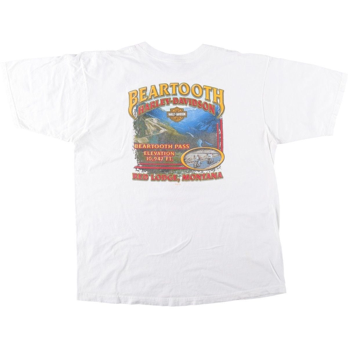 古着 00年代 ハーレーダビッドソン Harley-Davidson ドクロ柄 スカル柄 星条旗柄 モーターサイクル バイクTシャツ USA製/eaa651316 古着 00年代 ハーレーダビッドソン Harley-Davidson ドクロ柄 スカル柄 星条旗柄 モーターサイクル バイクTシャツ USA製/eaa651316