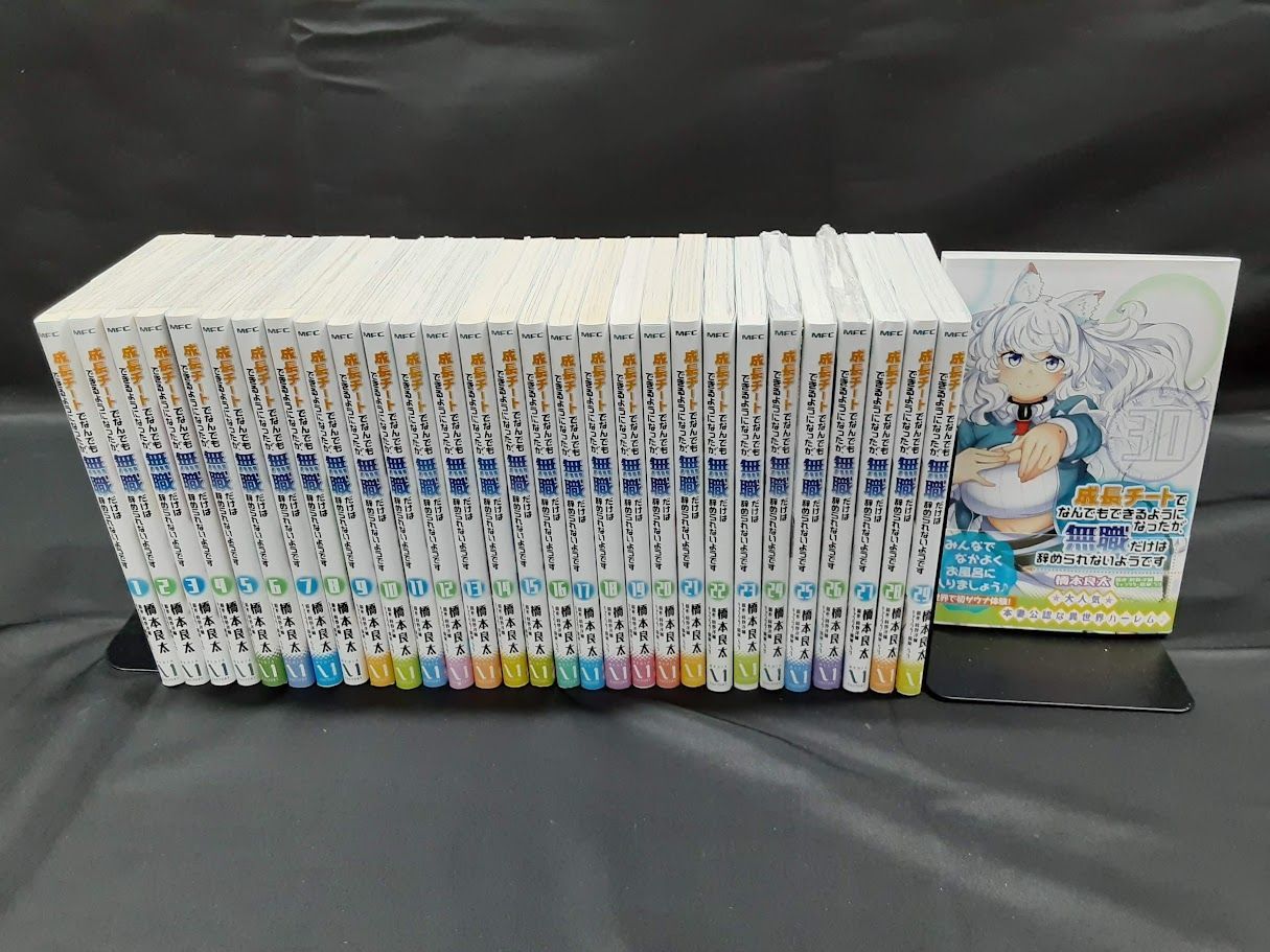 成長チートでなんでもできるようになったが、無職だけは辞められないようです 全巻セット　1～30巻セット　状態：良い