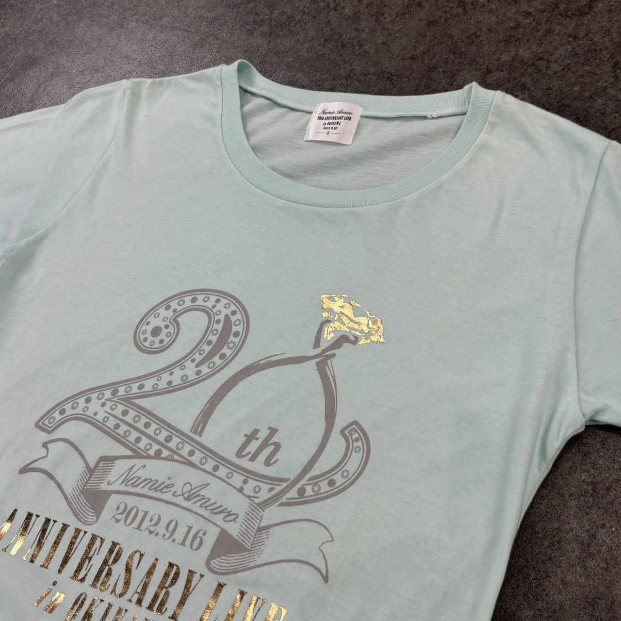 安室奈美恵　20th ANNIVERSARY プロモーション用 Tシャツ　未開封 安室奈美恵 20th ANNIVERSARY LIVE in OKINAWA 20周年 沖縄LIVE ツアー