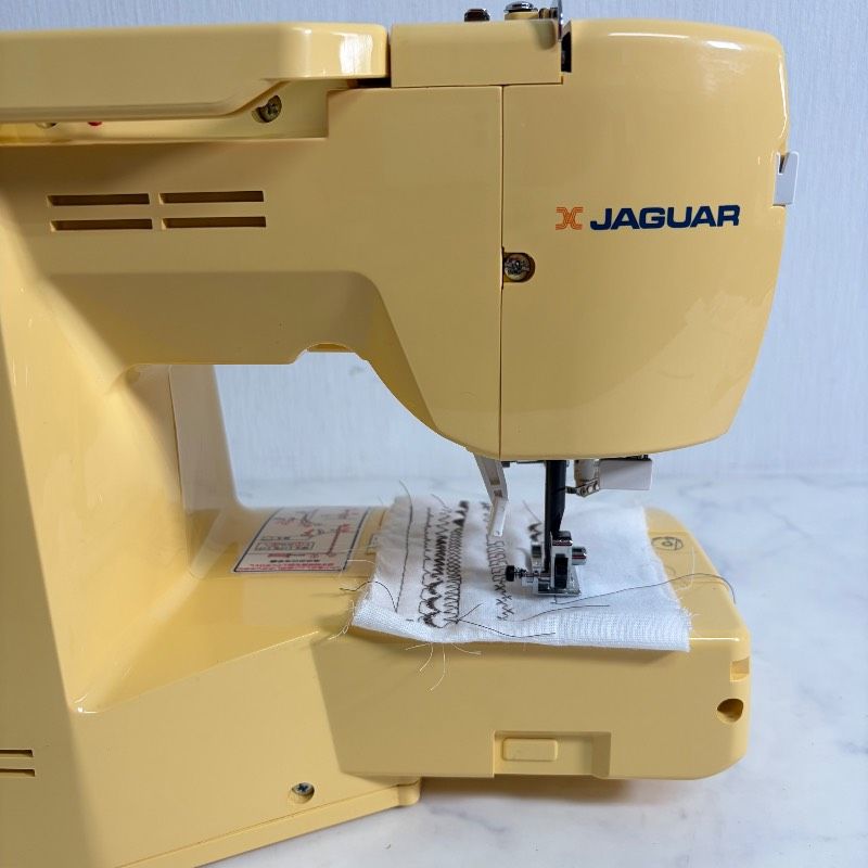 JAGUAR ミシン CD-2202M イエロー フットペダル付き 家庭用ミシン