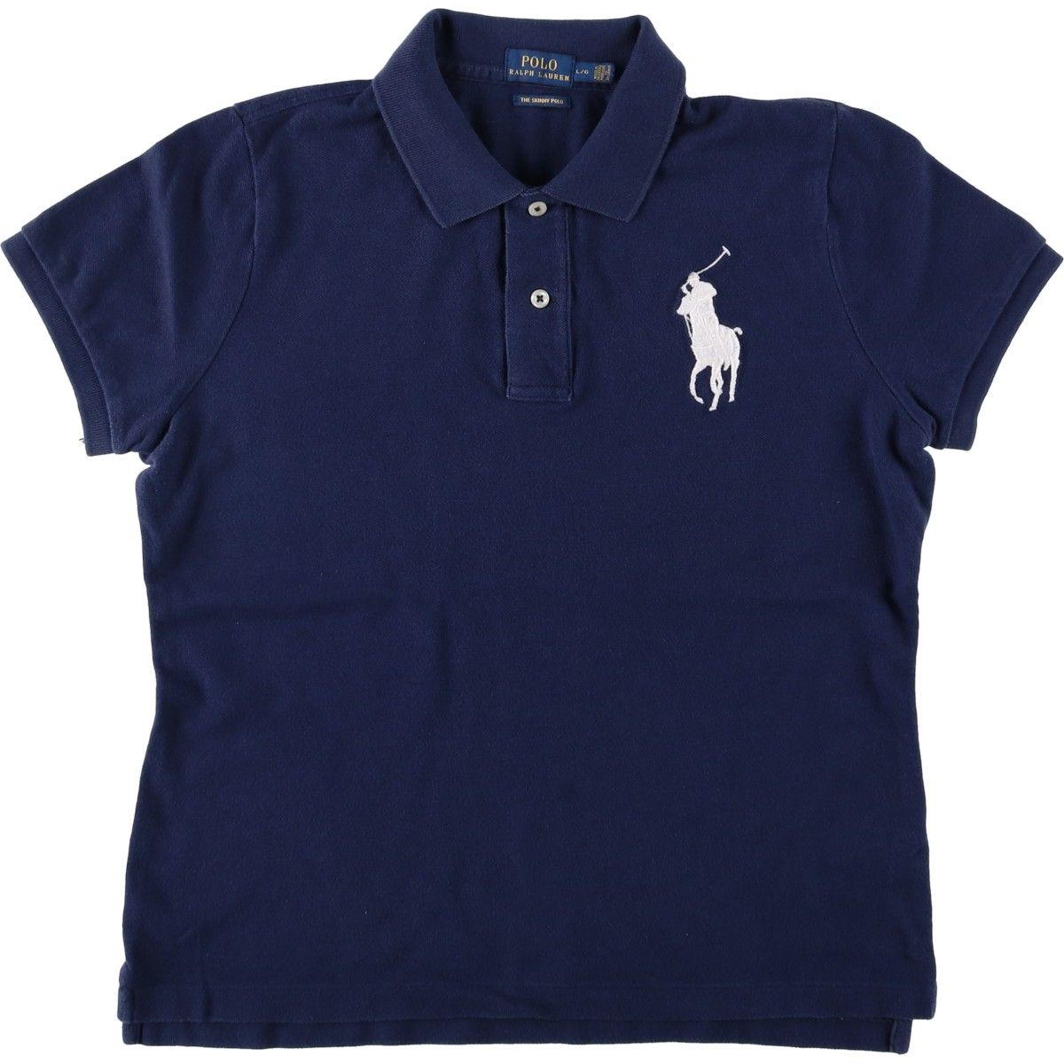 古着 ラルフローレン Ralph Lauren POLO RALPH LAUREN THE SKINNY POLO ビッグポニー 半袖 ポロシャツ レディースL相当/eaa649760