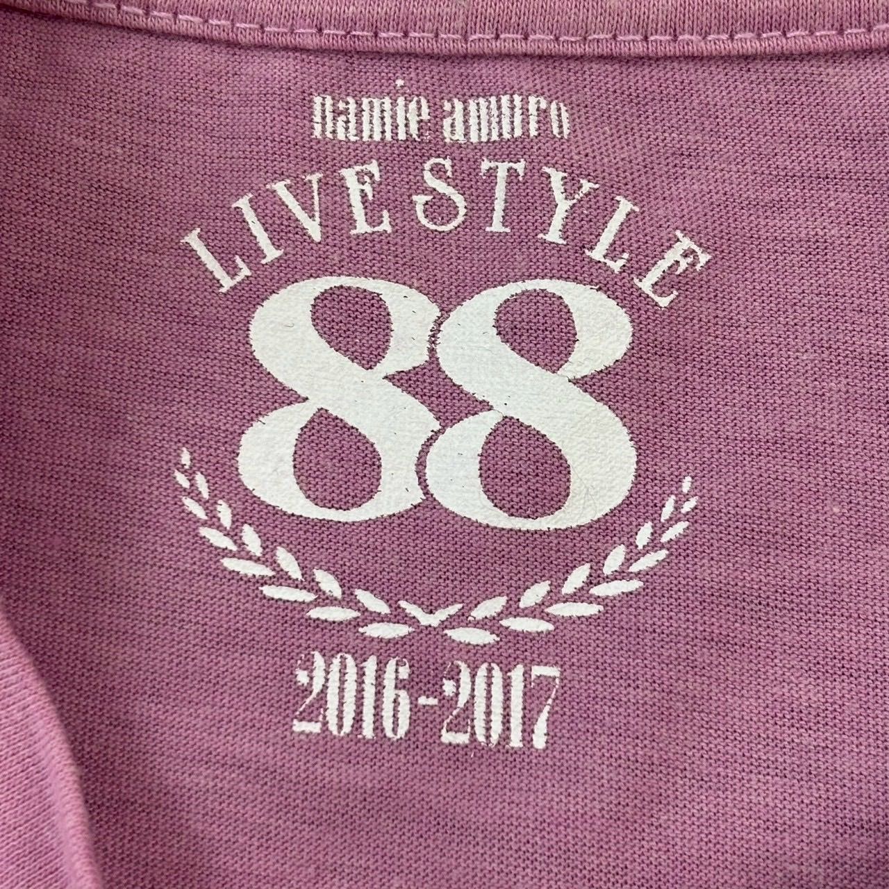 安室奈美恵 LIVE STYLE 2016-2017 ツアー 半袖 Tシャツ グラフィック