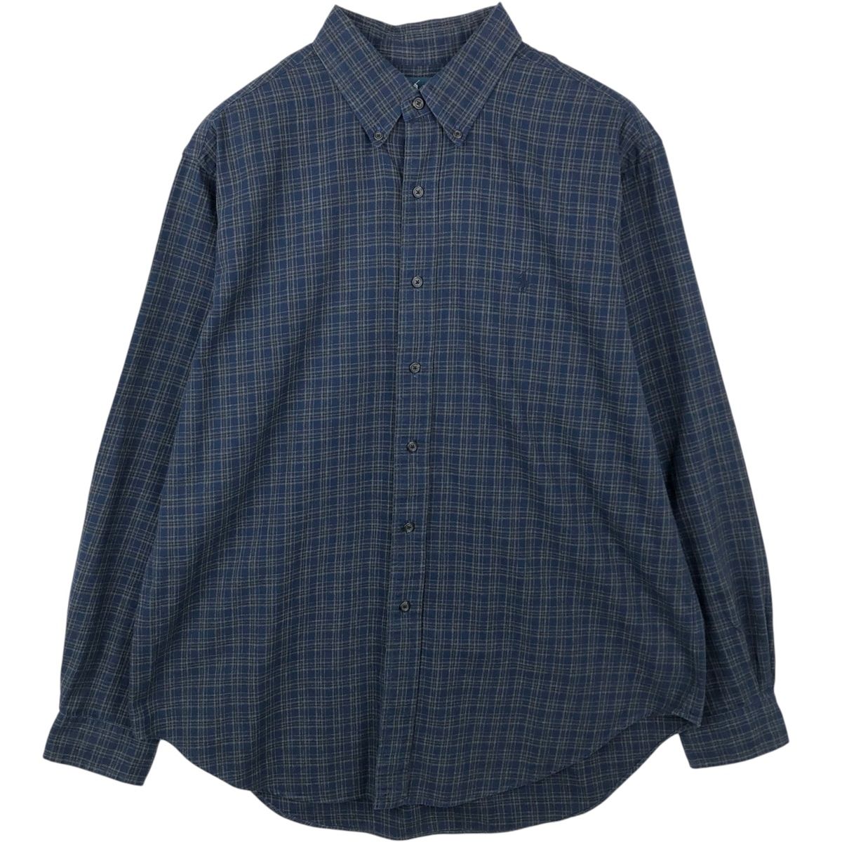 古着 ラルフローレン Ralph Lauren CLASSIC FIT クラシックフィット 長袖 ボタンダウンチェックシャツ メンズXL相当/eaa649933