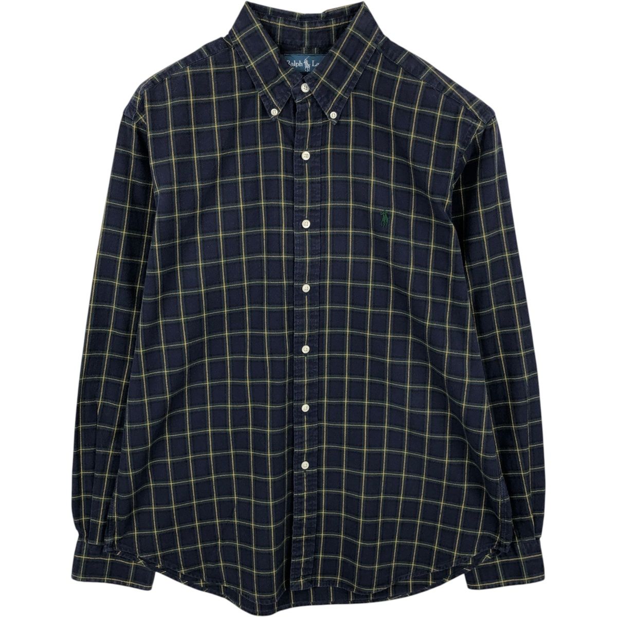 古着 ラルフローレン Ralph Lauren CLASSIC FIT クラシックフィット 長袖 ボタンダウンチェックシャツ メンズL相当/eaa649955