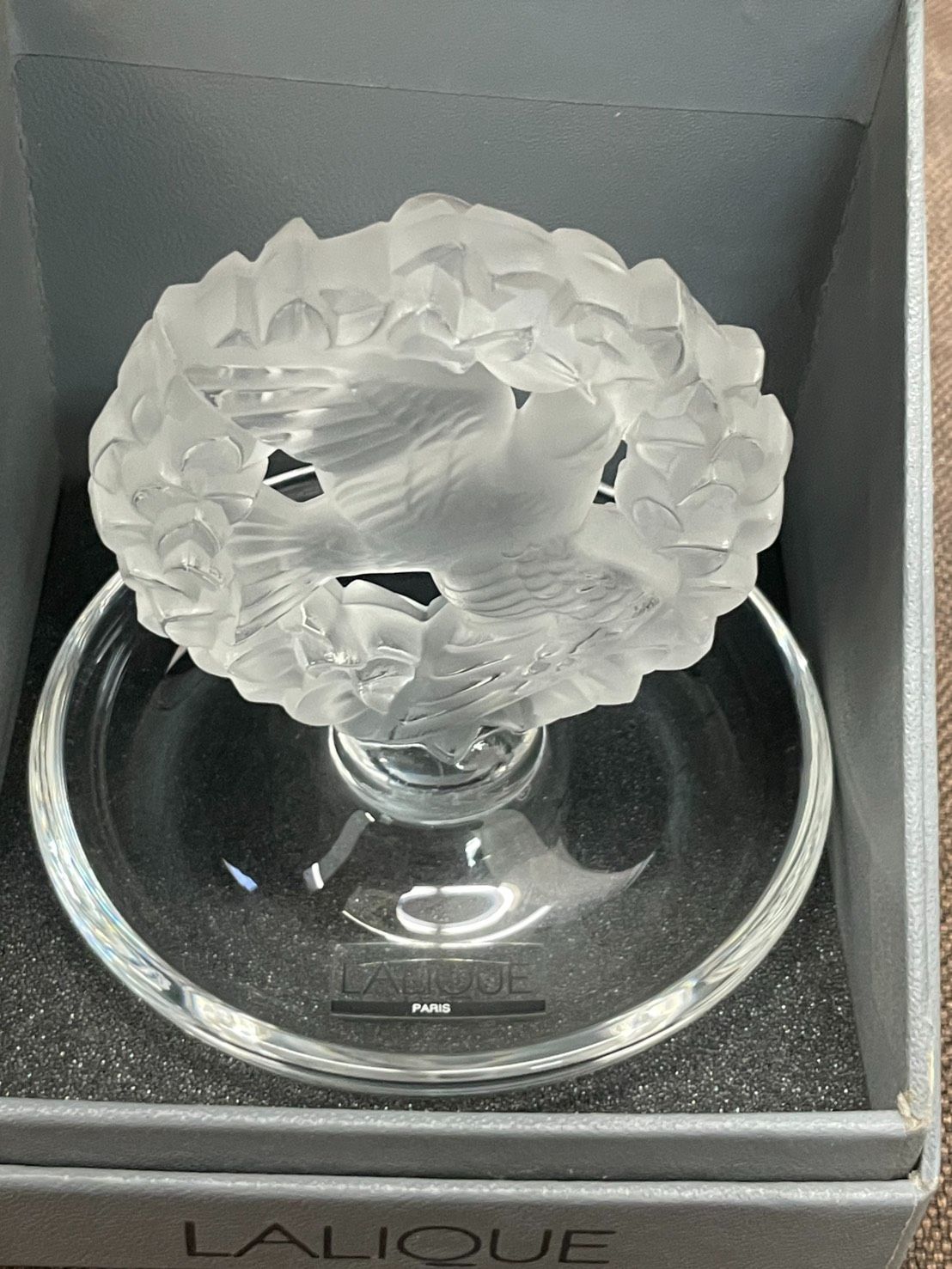 ラリック LALIQUE 鳩 アクセサリートレイ - メルカリ