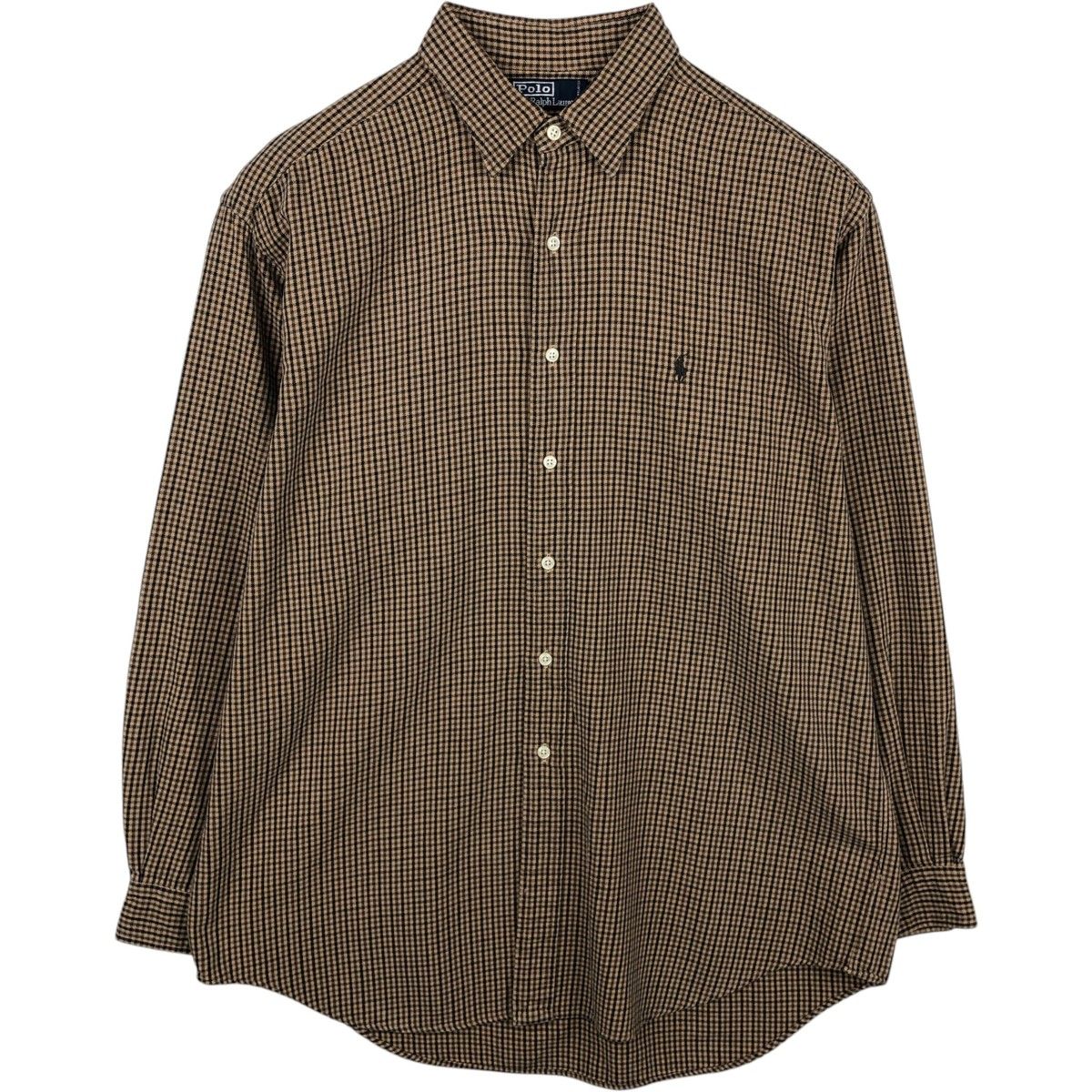 古着 ラルフローレン Ralph Lauren POLO by Ralph Lauren LOWELL SPORT ギンガムチェック 長袖 コットンチェックシャツ/eaa649966