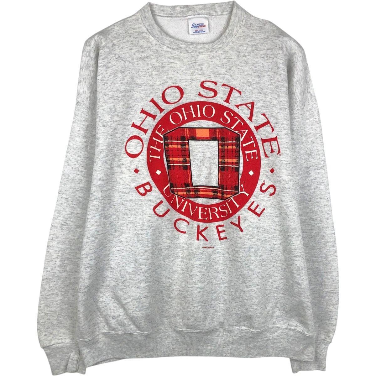 古着 SANTEE sweats OHIO STATE オハイオ州立大学 カレッジスウェットシャツ トレーナー USA製 メンズXXL相当/eaa650178