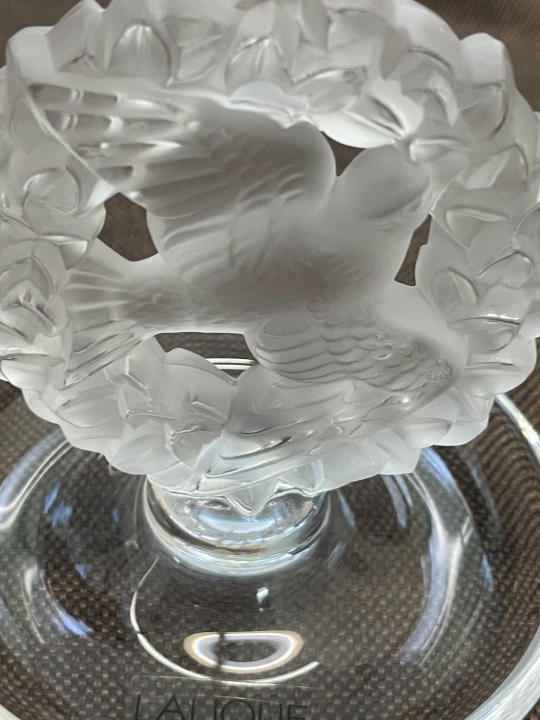 ラリック LALIQUE 鳩 アクセサリートレイ - メルカリ