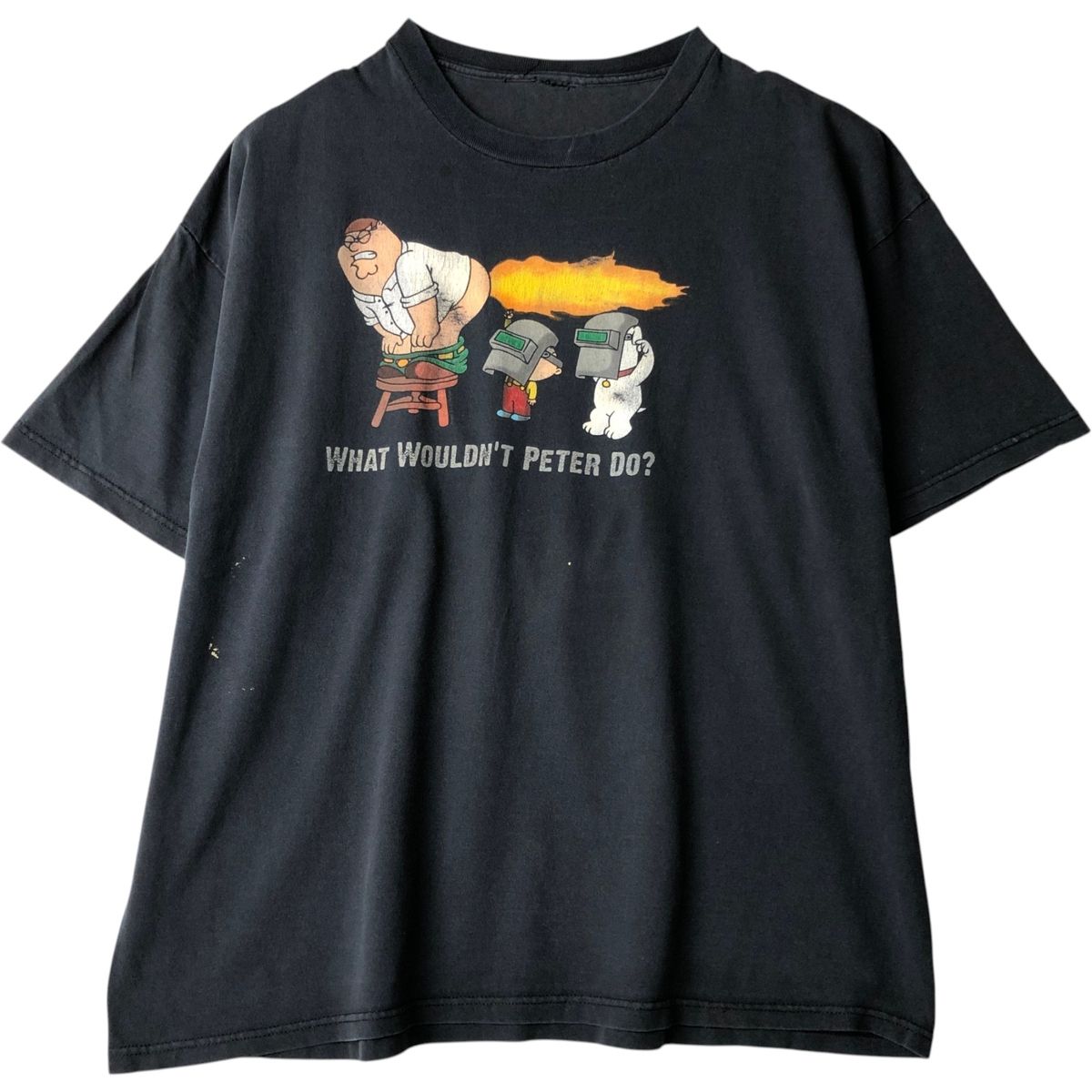 古着 FAMILY GUY ファミリーガイ キャラクタープリントTシャツ メンズXL相当/eaa648218
