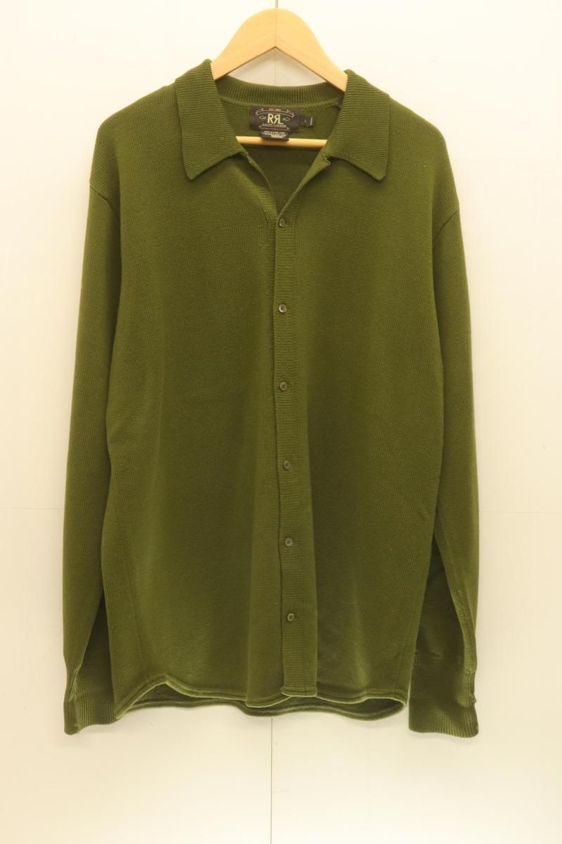 人気，セール】 【中古】 RRL メンズカーディガン L ステンカラー