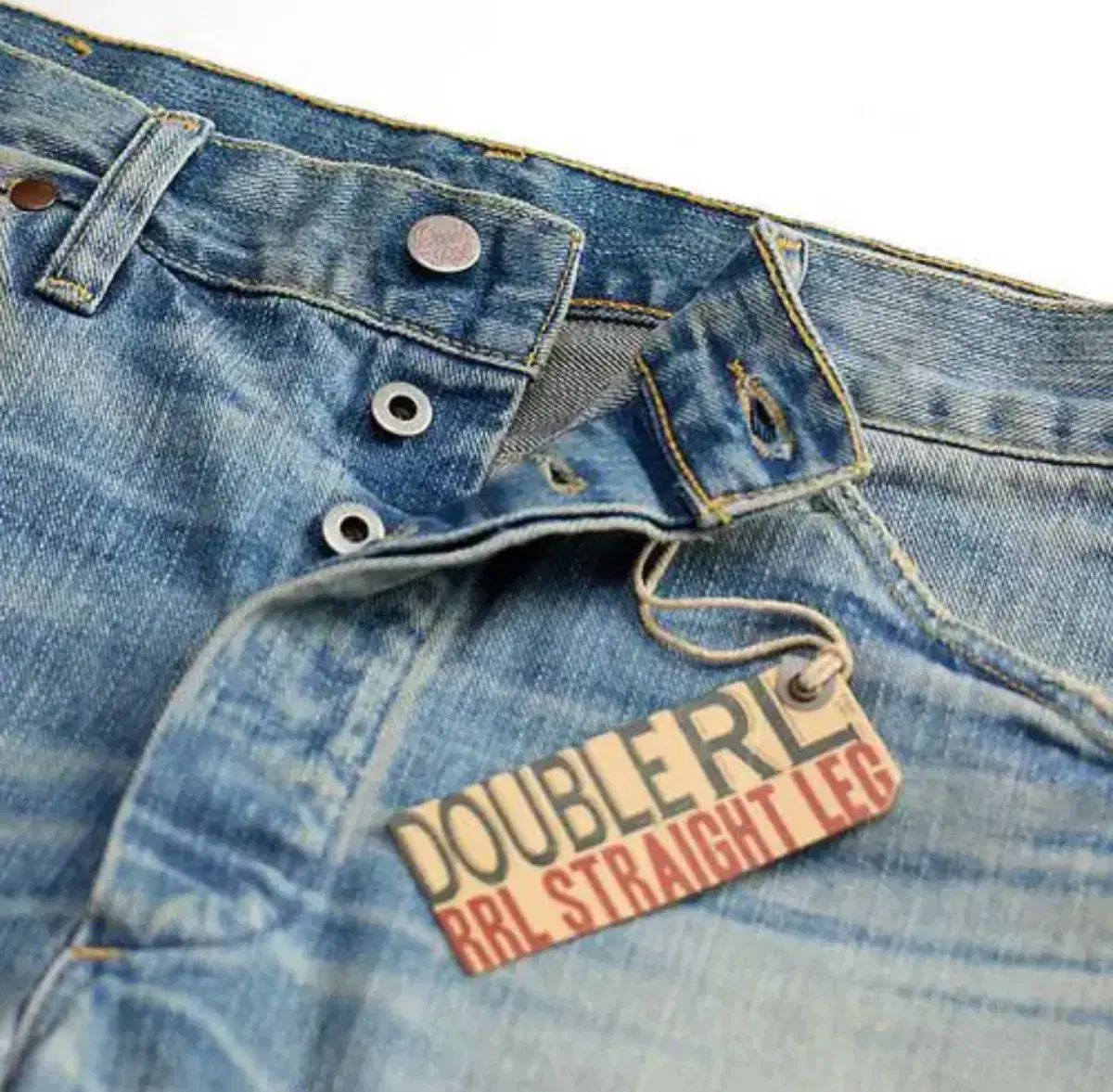 RRL ストレートフィット バイレーン デニム ショート 32サイズ