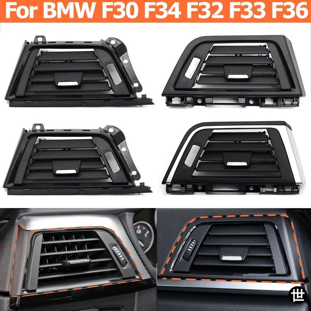 BMW 3/4シリーズ F30 F80 F82用 LHDエアコンフロント左右ACベントアウトレットグリルパネルカバーリペアキット