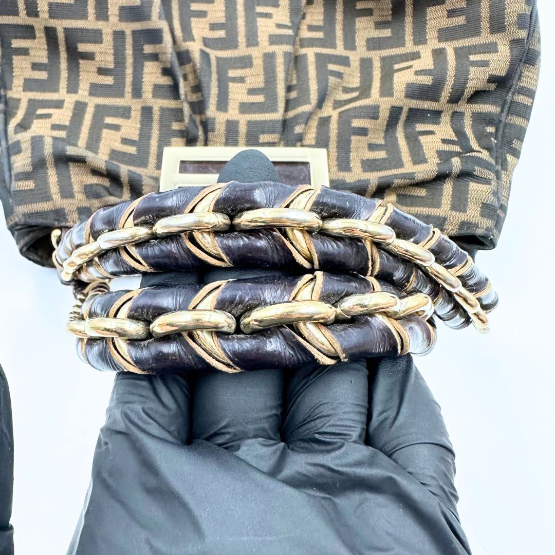 美品】Fendi ズッカ ミア チェーン ハンドバッグ - メルカリ