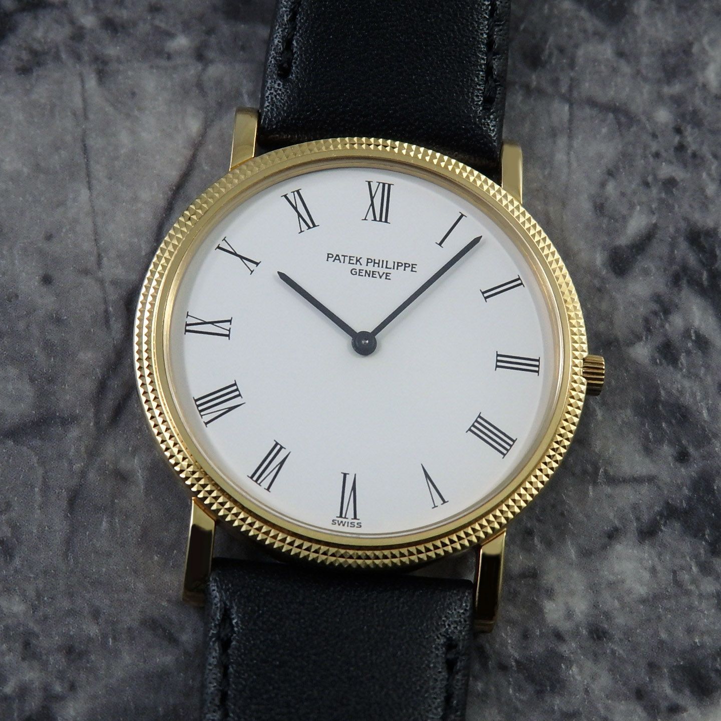 パテック フィリップ ヴィンテージ カラトラバ 3520D 1994年 18金無垢 18KYG イエローゴールド PATEK PHILIPPE クル・ド・パリ アンティーク腕時計
