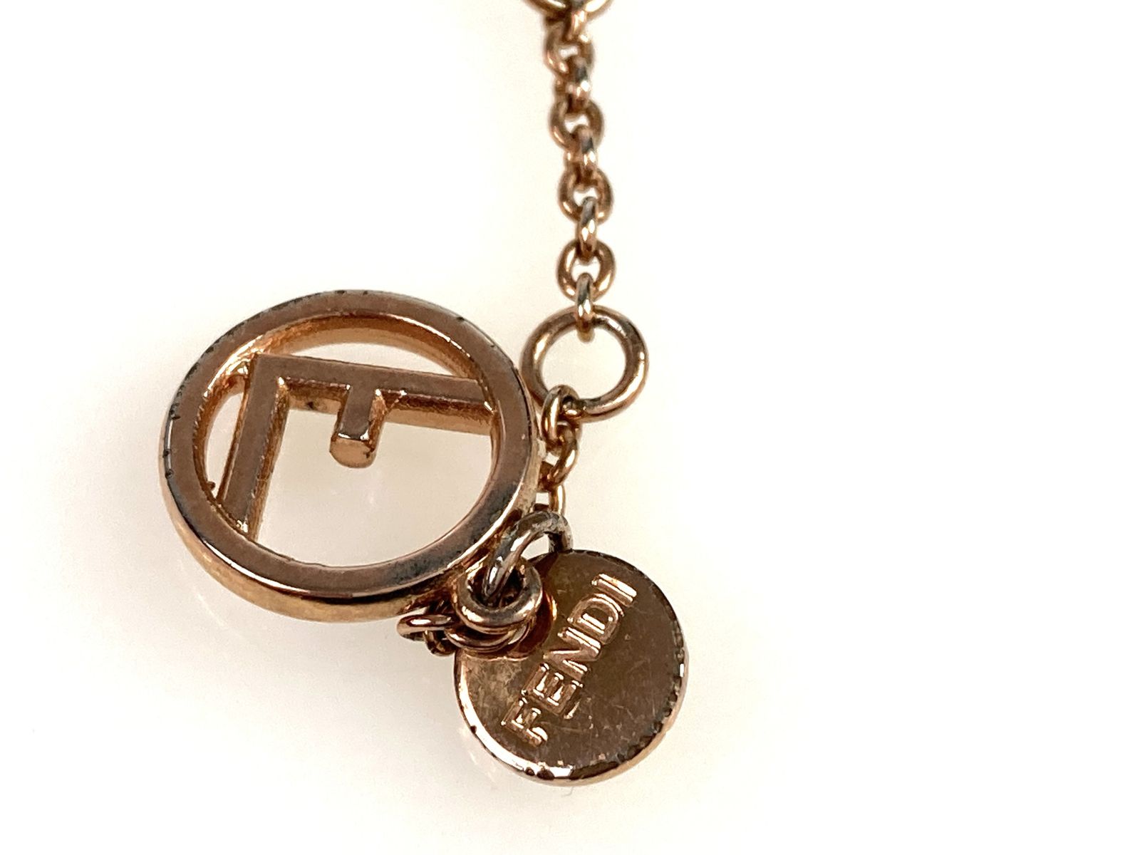 フェンディ FENDI エフイズフェンディ ラインストーン ネックレス 
