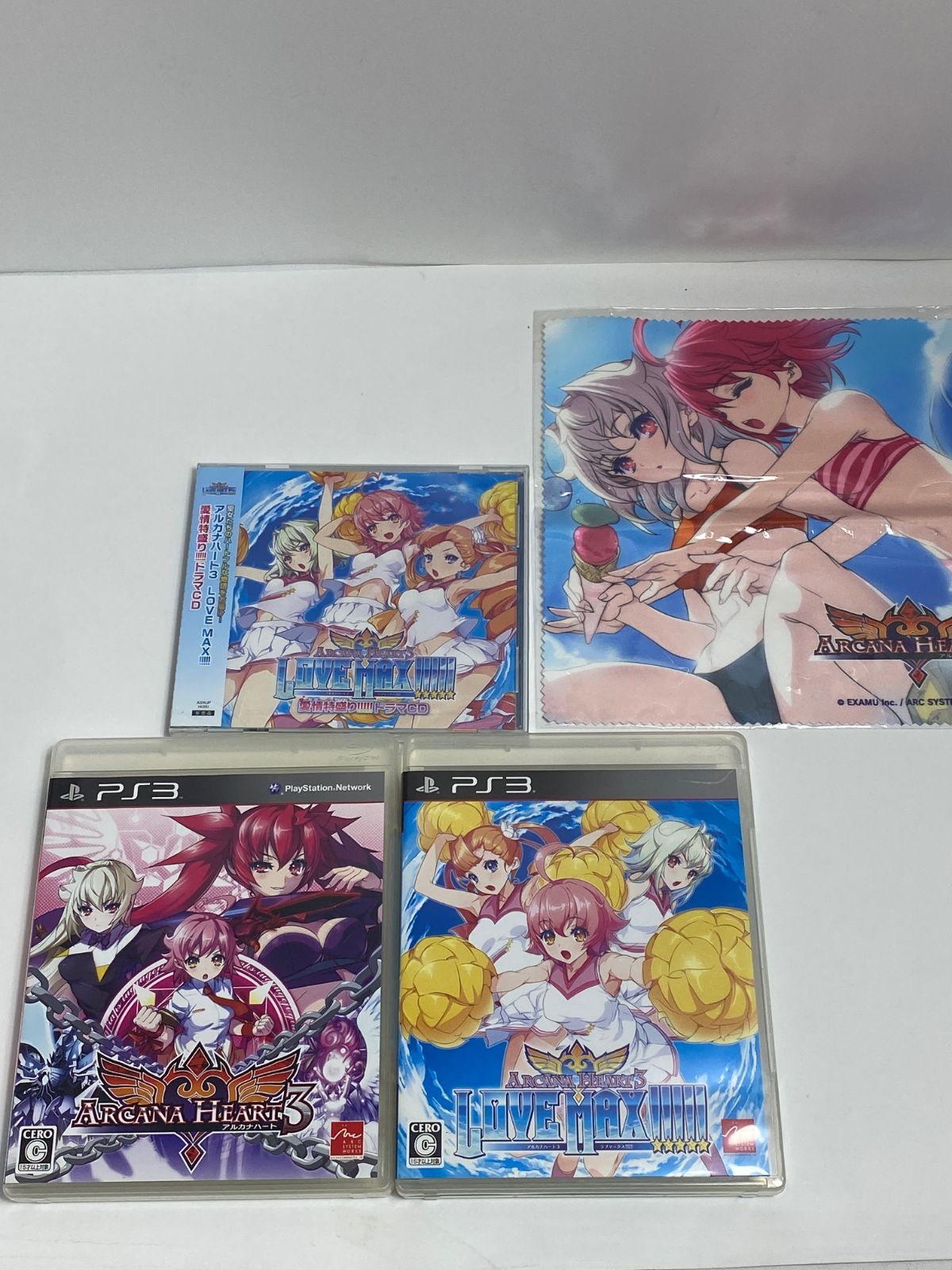 PS3ソフト アルカナハート3.LOVE MAX 2本 ドラマCDセット J052773 M