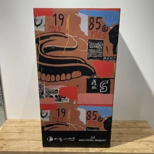 MEDICOM TOY BE@RBRICK Andy Warhol × JEAN-MICHEL BASQUIAT #2 1000