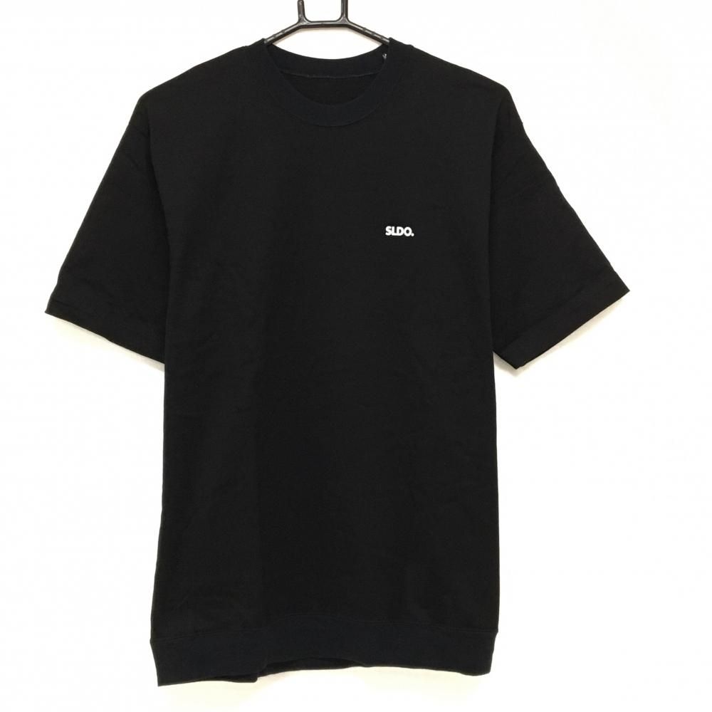 ゴルフ SLDO. エスルド tシャツ 半袖 ブラック 黒 ゴルフブランド M〜L