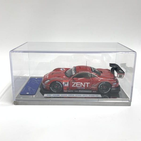 中古】1/43 ｴﾌﾞﾛ ZENT CERUMO SC430 SUPER GT500 2013 No.38 Champion